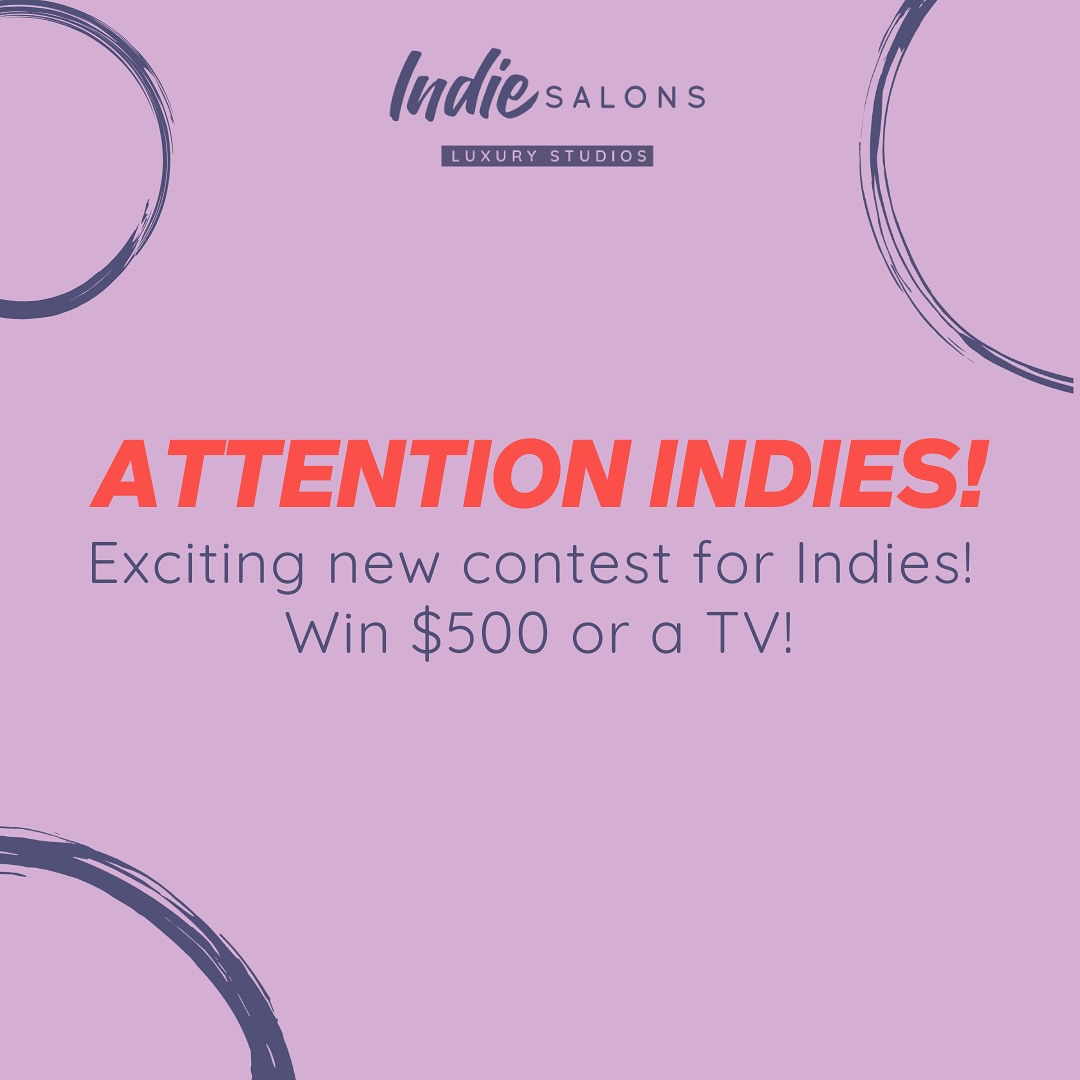 Attention Indies! Would you like to win $500 or a TV? Here’s how! 

Have your clients leave you a great Google Review mentioning your name on the Indie Page for your location. The person who has the most client reviews during the contest will be the winner! Contest ends December 15! See your email for details :). 

To make this contest easy for you and your clients, QR codes will be provided and located at each Indie location.

Send this post to your clients and encourage them to leave you a google review!
.
.
.
#coloradosalon #salonsuitecolorado #mysalonsuite #denversalon #bouldersalon #lonetreesalon #salonsuite #denversmallbusiness #salonowner #bestdenversalon #behindthechair #cherrycreeknorth #denversmallbusiness  Salon suite life, Colorado salon, Denver Beauty, Beauty Entrepreneur, Small Business Owner